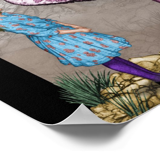 Alice in Wonderland - Advies van een van de pijler Poster (Hoek)