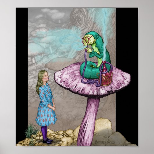 Alice in Wonderland - Advies van een van de pijler Poster (Voorkant)