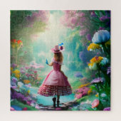 Alice in Wonderland AI genereerde Jigzaag Puzzle Legpuzzel (Verticaal)