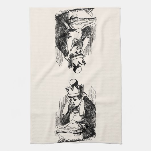  Alice in Wonderland, Alice als koningin Theedoek (Verticaal)