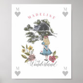 Alice in Wonderland | Alice & Cheshire cat Poster (Voorkant)