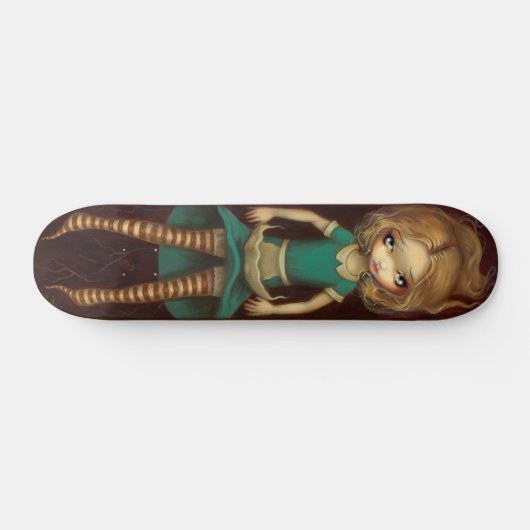 Alice in Wonderland:  Alice dalend Skateboard (Horizontaal)