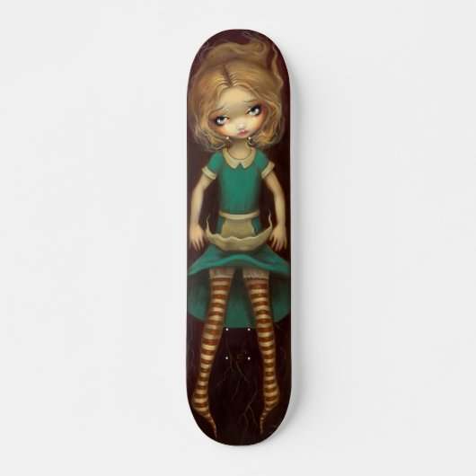 Alice in Wonderland: Alice dalend Skateboard (Voorkant)