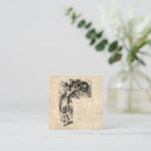 Alice in Wonderland Alice & de Cheshire Cat Informatiekaartje (Staand voorkant)