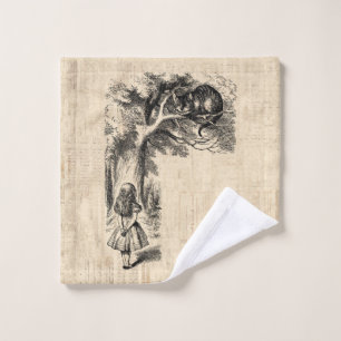 Alice in Wonderland Alice & de Cheshire Cat Washandje