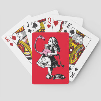 Alice in Wonderland - Alice die Croquet Playin spe Pokerkaarten