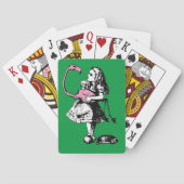 Alice in Wonderland - Alice die Croquet speelt Pokerkaarten (Achterkant)