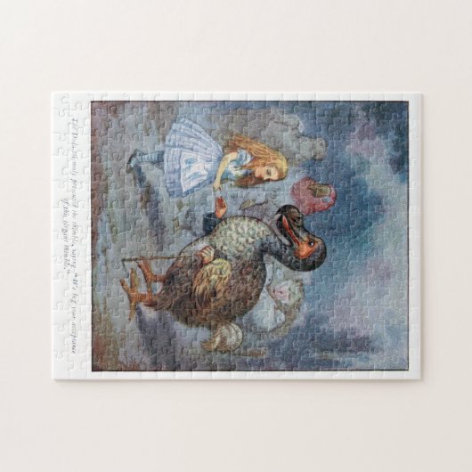 Alice in Wonderland Alice en de Dodo Puzzle Legpuzzel (Horizontaal)