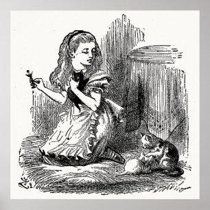 Alice in Wonderland, Alice en de Kitten - Dromen Poster