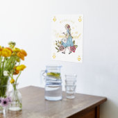 Alice in Wonderland | Alice en Florals Folie Afdrukken (Laag (Keuken))