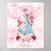 Alice in Wonderland | Alice en Florals Poster (Voorkant)