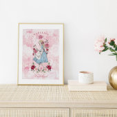  Alice in Wonderland | Alice en Florals Poster