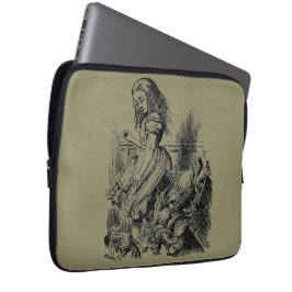 Alice in Wonderland - Alice im Wunderland khaki Laptop Sleeve