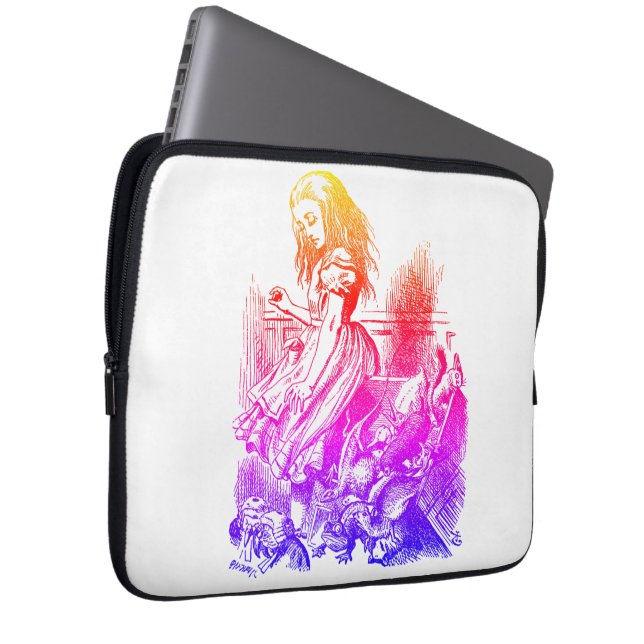 Alice in Wonderland - Alice im Wunderland Laptop Sleeve (Voorkant Rechts)