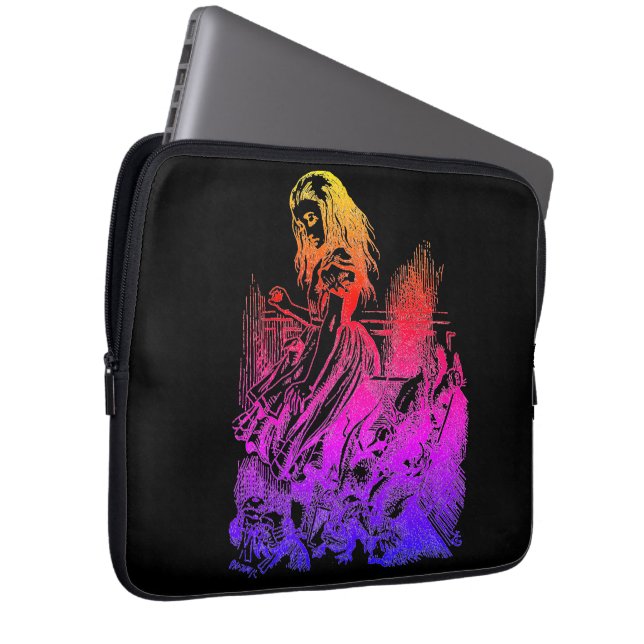 Alice in Wonderland - Alice im Wunderland Laptop Sleeve (Voorkant Rechts)