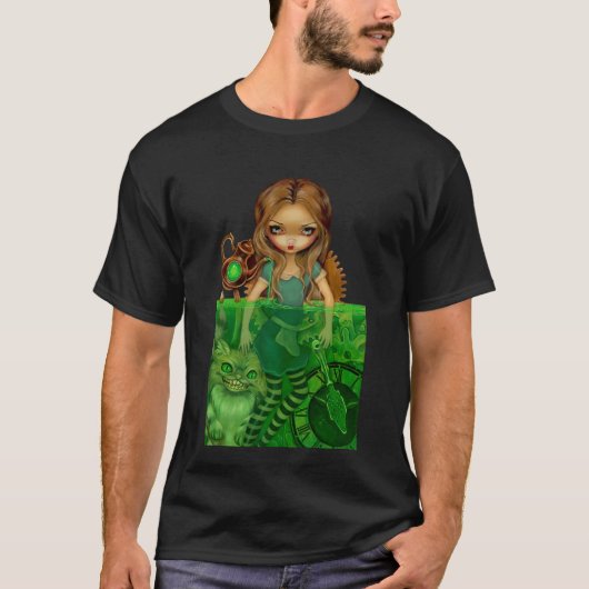 Alice in Wonderland - Alice in het Shirt Absinthe (Voorkant)