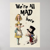 Alice in Wonderland - Alice & Mad Hatter Poster (Voorkant)