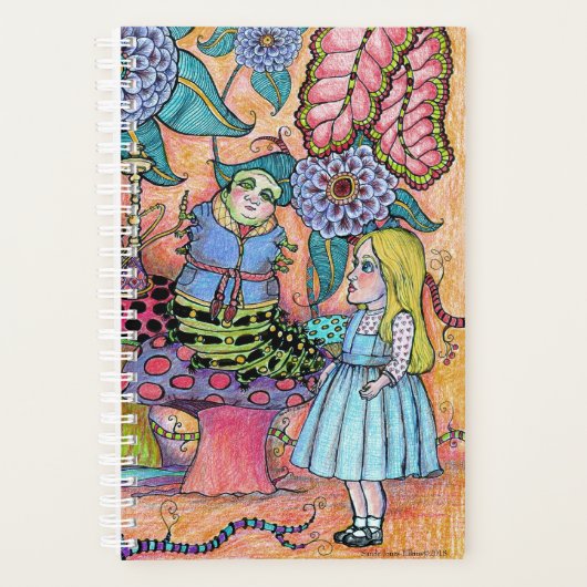 Alice in Wonderland, Alice ontmoet de Caterstyle Planner (Voorkant)