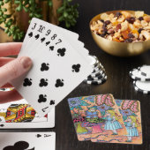 Alice in Wonderland, Alice ontmoet de Caterstyle Pokerkaarten (Insitu)