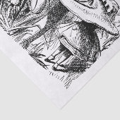 Alice in Wonderland - Alice ontmoet de centrale pi Tissuepapier (Detail)