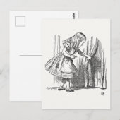Alice in Wonderland - Alice Op zoek naar de deur Briefkaart (Voorkant / Achterkant)
