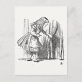 Alice in Wonderland - Alice Op zoek naar de deur Briefkaart (Voorkant)