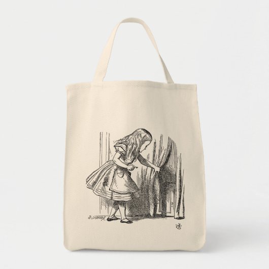 Alice in Wonderland - Alice Op zoek naar de deur Tote Bag (Voorkant)