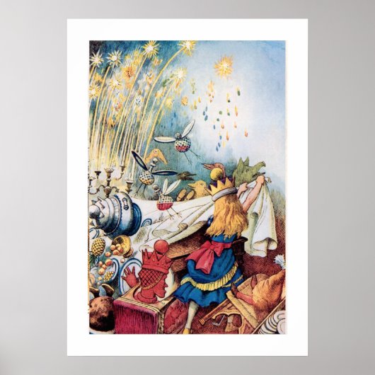 Alice in Wonderland Alice Victory Vintage Poster (Voorkant)