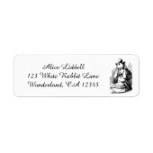  Alice in Wonderland, Alice w Queen's Crown Etiket (Voorkant)