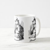  Alice in Wonderland, Alice w Queen's Crown Koffiemok (Voorkant rechts)