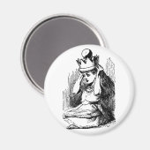  Alice in Wonderland, Alice w Queen's Crown Magneet (Voorkant / Achterkant)