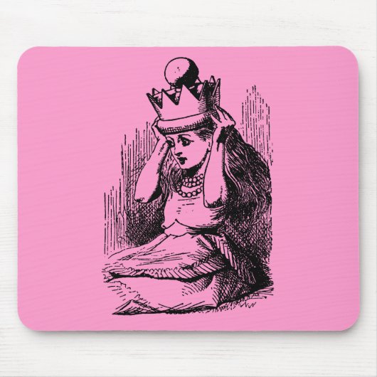  Alice in Wonderland, Alice w Queen's Crown Muismat (Voorkant)