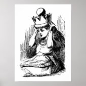 Alice in Wonderland, Alice w Queen's Crown Poster (Voorkant)