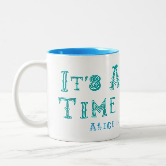 Alice in Wonderland Altijd tijd voor de Mok van Te (Links)