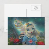 Alice in Wonderland Ansichtkaart Briefkaart (Voorkant / Achterkant)