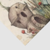 Alice in Wonderland Antiek  Tissuepapier (Detail)