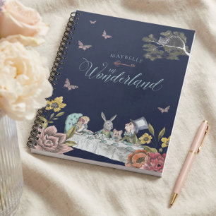 Alice In Wonderland Antieke Sprookjes Thema Notitieboek