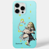 Alice in Wonderland Aqua Flamingo Case-Mate iPhone Case (Achterkant)