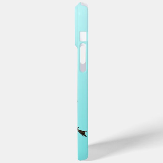 Alice in Wonderland Aqua Flamingo Case-Mate iPhone Case (Achterkant / Links)