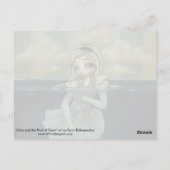 Alice in Wonderland art briefkaart pool van tranen (Achterkant)