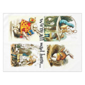Alice in Wonderland Art|gift voor konijnenliefhebb Tafelkleed (Voorkant (Horizontaal))