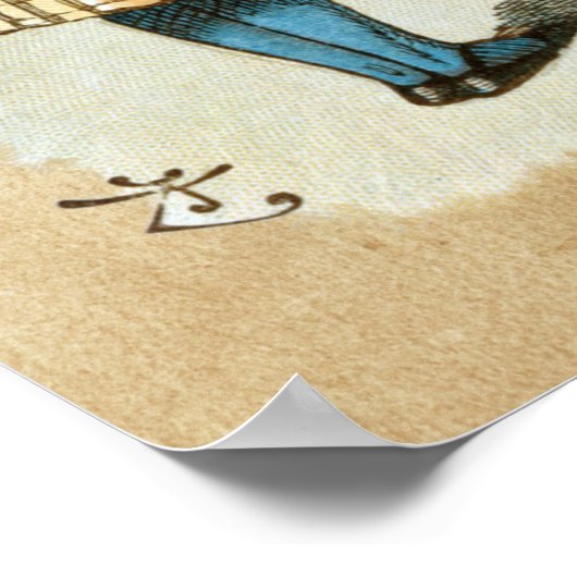 Alice in Wonderland Art Print, Herald - ALICE Poster (Hoek)