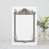 Alice in Wonderland Art Stationery, David Delamare Briefpapier (Staand voorkant)