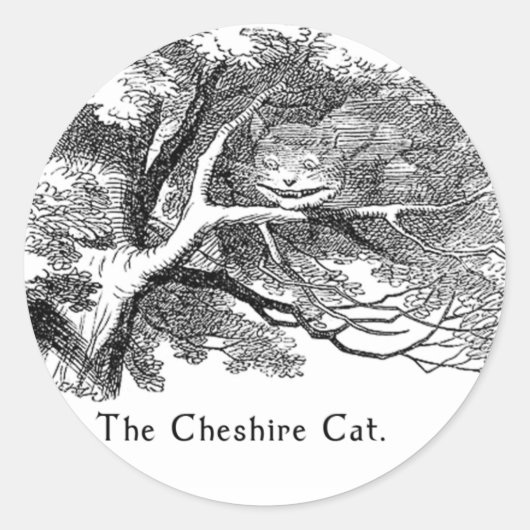 Alice in Wonderland Art Stickers in 2 maten (Voorkant)