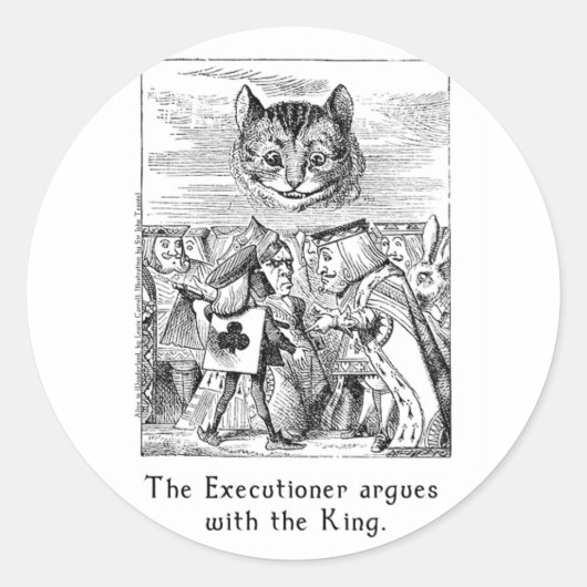 Alice in Wonderland Art Stickers in 2 maten (Voorkant)