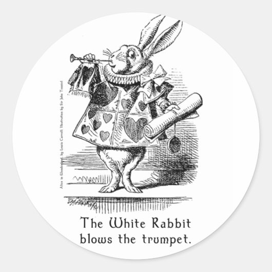 Alice in Wonderland Art Stickers in 2 Sizzen (Voorkant)