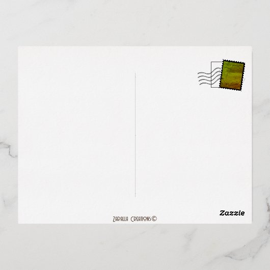 Alice in Wonderland Arthur Rackham Folie Feestdagen Briefkaart (Achterkant)