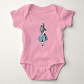 Alice in Wonderland Baby Bodysuit (Voorkant)