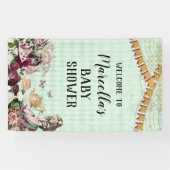Alice in Wonderland Baby shower Banner (Horizontaal)