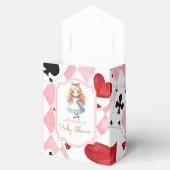 Alice in Wonderland Baby shower Bedankdoosjes (Geopend)